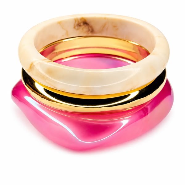 Acrylic Bangle Set
