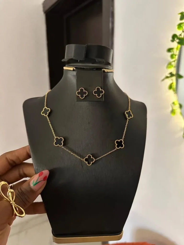 VCA Necklace and Earring Set