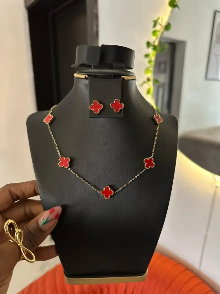 VCA Necklace and Earring Set